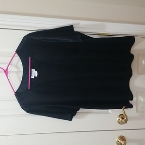 3/$12 Blair black blouse sz 2X
